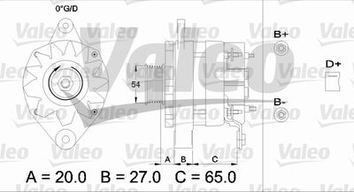 VALEO Generator VALEO RE-GEN AT (436309)