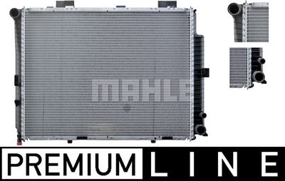 Радиатор, охлаждение двигателя MAHLE CR 318 000P для MERCEDES-BENZ E-CLASS