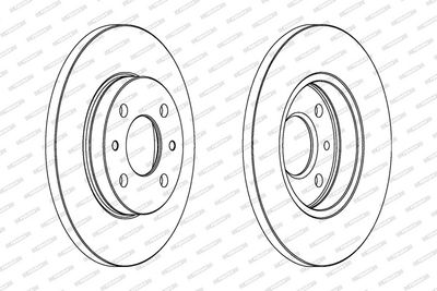 DISC FRANA FERODO DDF125 1