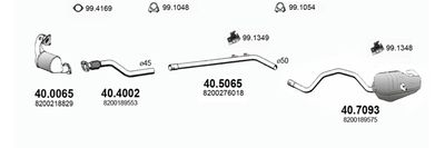 Układ wydechowy ASSO ART3002