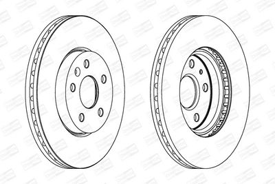 BREMSSCHEIBE CHAMPION 562462CH1 1