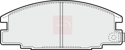 APEC Brake Pad Set, disc brake PAD653