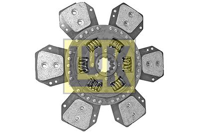 Koppelingsplaat/plaat keramiek (310mm aantal peddels: 6)