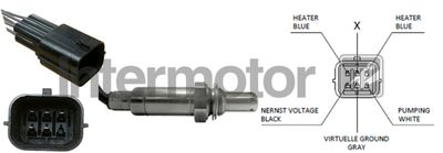 INTERMOTOR 64969 Лямбда-зонд  для MAZDA 6 седан (GH) 2.0 MZR