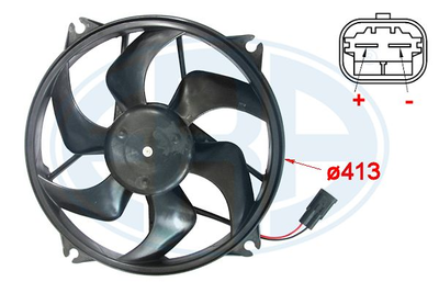 WILMINK GROUP WG2101683 Вентилятор системы охлаждения двигателя для PEUGEOT 308 SW I (4E_, 4H_)