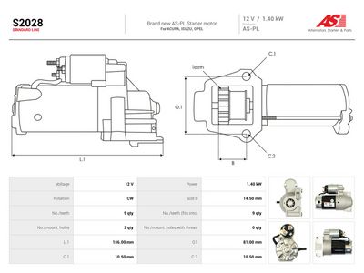 Starteris AUTOSTARTER S2028