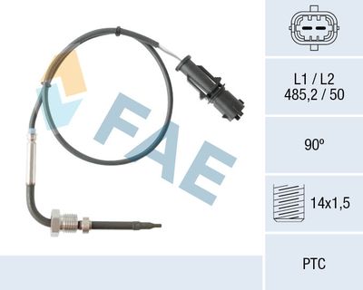 FAE Sensor, uitlaatgastemperatuur (68080)