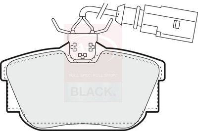 APEC Brake Pad Set, disc brake PAD1158B