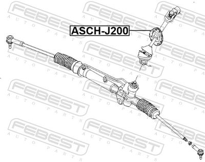 Вал сошки рулевого управления ASCH-J200