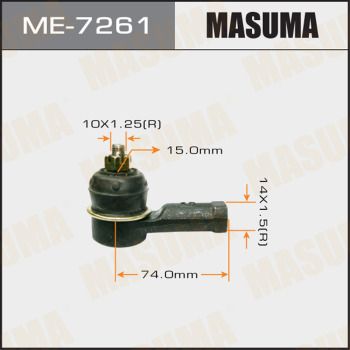 MASUMA ME-7261 Наконечник рулевой тяги  для MITSUBISHI PROUDIA/DIGNITY (Митсубиши Проудиа/дигнит)