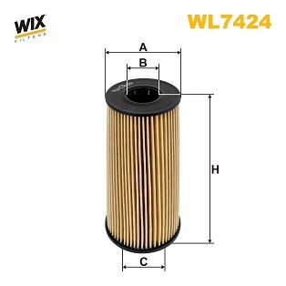 Filtr oleju WIX FILTERS WL7424 produkt