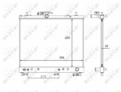 Радиатор, охлаждение двигателя WILMINK GROUP WG1723397 для DAIHATSU TERIOS