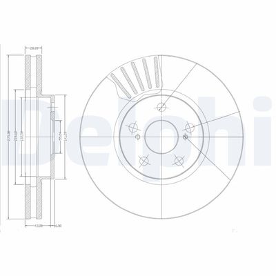 DISC FRANA DELPHI BG3189