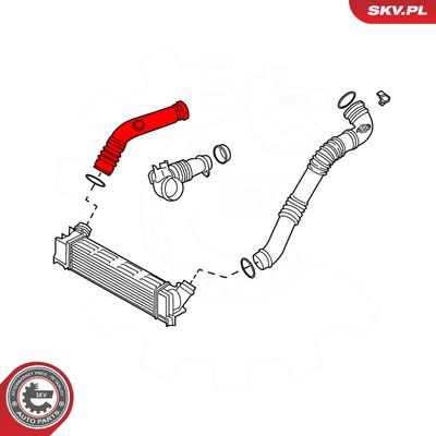 Hadička plnicího vzduchu ESEN SKV 43SKV971
