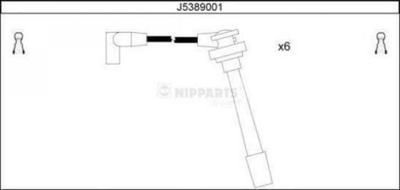 Комплект проводов зажигания NIPPARTS J5389001 для ISUZU TROOPER