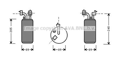 Осушитель, кондиционер AVA QUALITY COOLING HYD067 для HYUNDAI SONATA