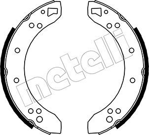 Комплект тормозных колодок METELLI 53-0101 для TRIUMPH TOLEDO