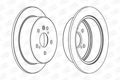 BREMSSCHEIBE CHAMPION 562825CH 1