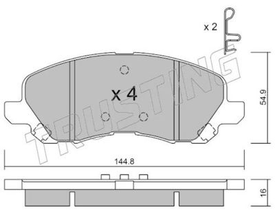 SET PLACUTE FRANA FRANA DISC