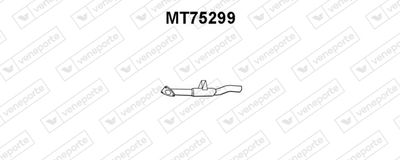 Глушитель выхлопных газов конечный VENEPORTE MT75299 для MITSUBISHI PAJERO