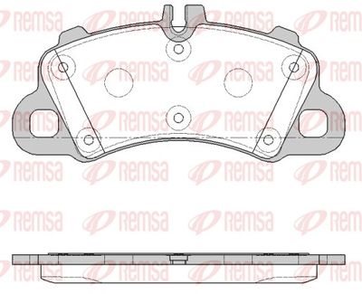 Brake Pad Set, disc brake 1862.00