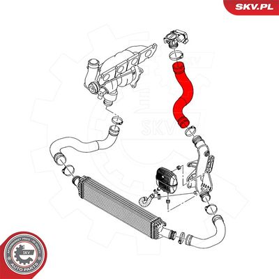 Charge Air Hose 43SKV450