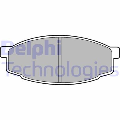 Комплект тормозных колодок, дисковый тормоз DELPHI LP461 для TOYOTA CRESSIDA