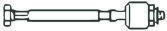 FRAP F2252 Наконечник рулевой тяги  для OPEL AGILA (A) (H00) 1.2 16V (F68)
