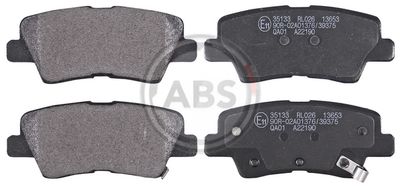Комплект тормозных колодок, дисковый тормоз A.B.S. 35133 для HYUNDAI SOLARIS