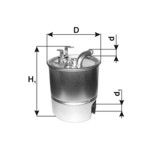 Filtr paliwa PZL FILTERS PD623