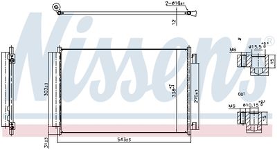 CONDENSATOR CLIMATIZARE NISSENS 940969