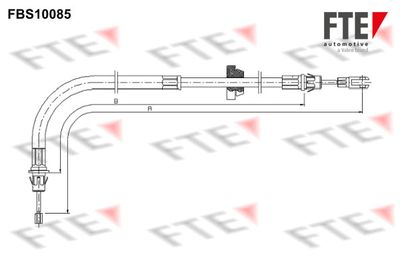 FTE FBS10085 Трос ручного тормоза  для FORD TRANSIT (Форд Трансит)