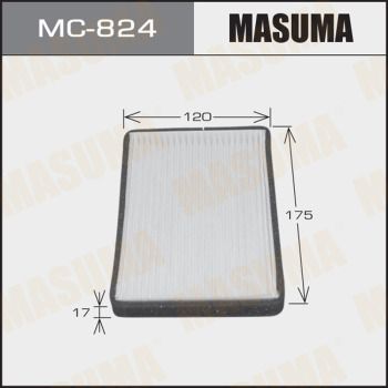 Фильтр, воздух во внутренном пространстве MASUMA MC-824 для TOYOTA DUET