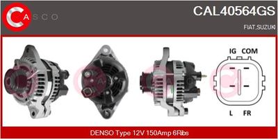 Генератор CASCO CAL40564GS для FIAT SEDICI