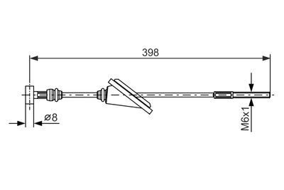 CABLU FRANA DE PARCARE BOSCH 1987477985 4