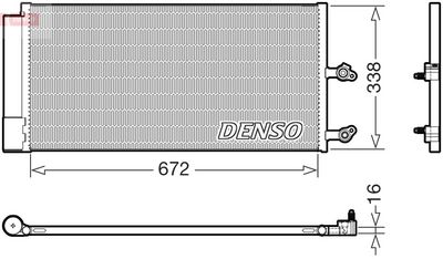 KONDENSATOR KLIMAANLAGE DENSO DCN33018