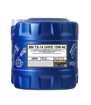 Motorolja MANNOL TS-14 UHPD 15W-40 7L MN7114-7