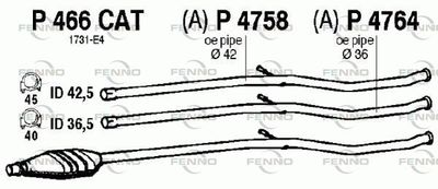 Katalizator FENNO 1731E6