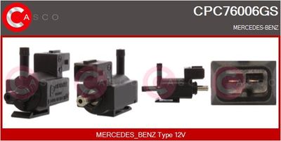 Měnič tlaku, výfukový systém CASCO CPC76006GS