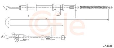 CABLU FRANA DE PARCARE