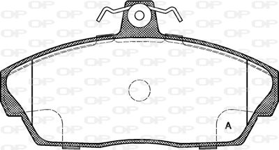 OPEN PARTS BPA0337.10 Тормозные колодки и сигнализаторы  для LAND ROVER FREELANDER I Soft Top (L314) 2.0 DI 4x4