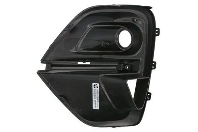 Voorbumper afdekking Voor Rechts (met mistlampgaten, black-matt/grijs) past: KIA SPORTAGE IV QL 07.18-09.22