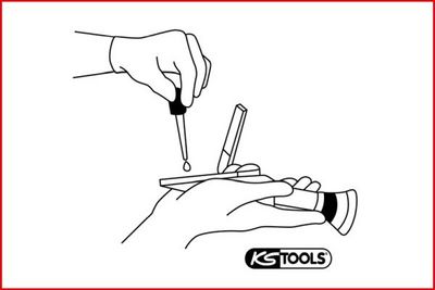 KS TOOLS - Refraktometer - Tester chladiacej zmesi a elektrolytu batéri , 550.1290