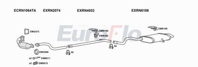 Układ wydechowy EUROFLO RNGRAS15D6004