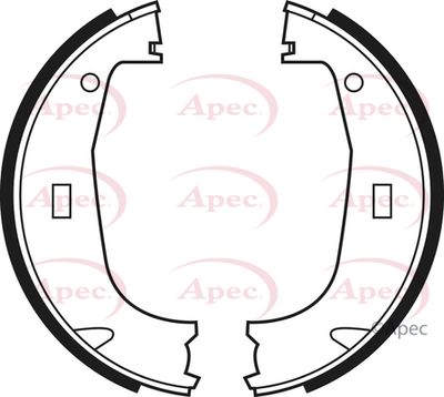 Brake Shoe Set, parking brake APEC SHU546