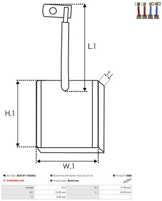 PERIE ELECTROMOTOR AS-PL BSX137143IKA 1