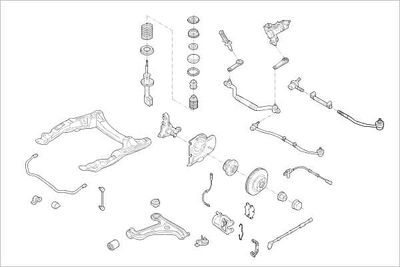 RADAUFHäNGUNG DELPHI OEOPEL000003863F