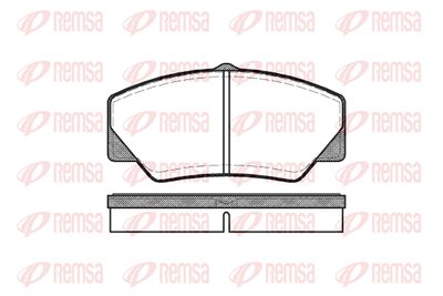 Комплект тормозных колодок, дисковый тормоз REMSA 0206.00 для FORD P100