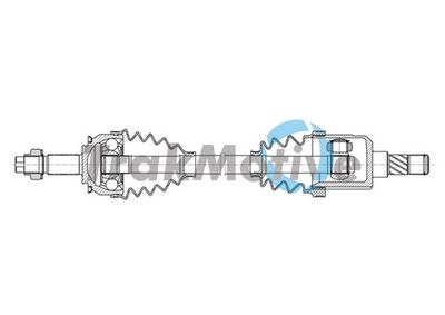 Приводной вал TrakMotive 30-1572 для CHEVROLET TRAX
