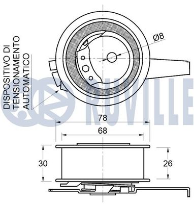 ROLA INTINZATOR CUREA DISTRIBUTIE RUVILLE 542679 1